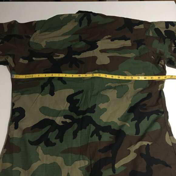 Military Coat Hot Weather Woodland Camouflage Combat Mens Size Medium Long NWT - Picture 6 of 7